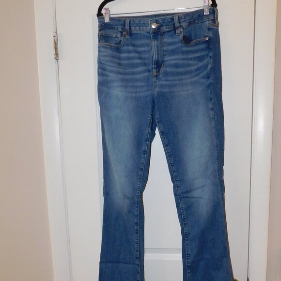 American Eagle Skinny Kick Jeans - Size 14, X-Long - Picture 1 of 3